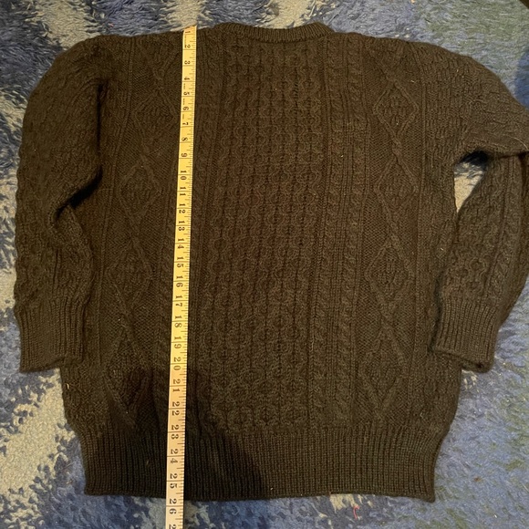 vintage aran crafts wool sweater - Picture 2 of 3